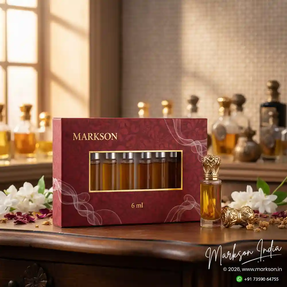 Best 6ML Window Cardboard Combo Attar Boxes Manufacturers Near Me Markson India