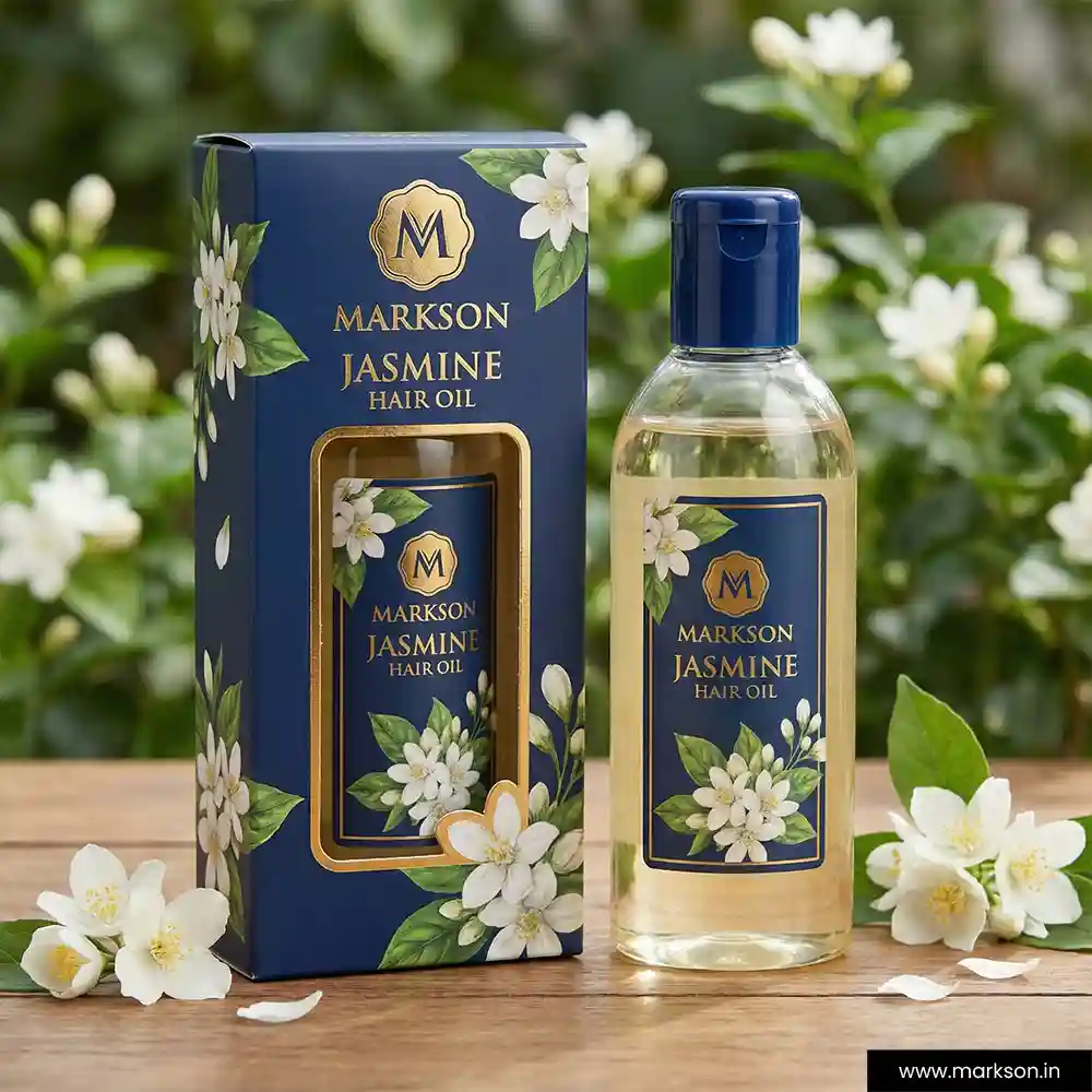 Best Window Hair Oil Boxes with Foil Stemping Manufacturers Near Me Markson India