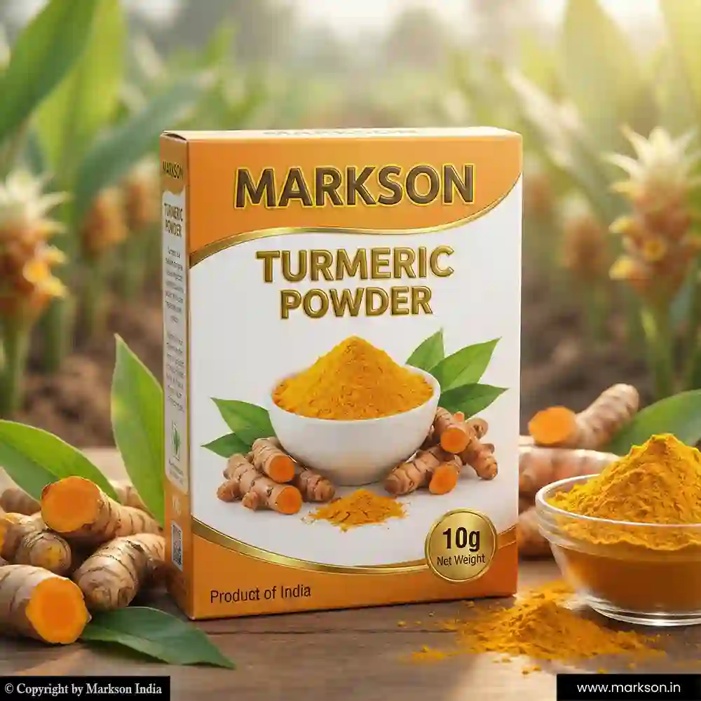Buy 10g Premium Spices Boxes with Emboss Supplier Near Me Markson India