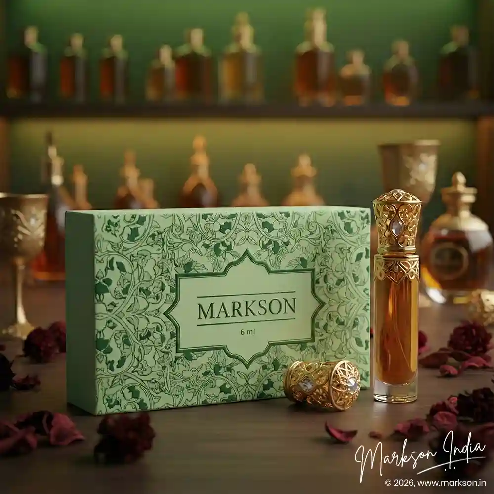 Buy 6ML Cardboard Combo Attar Boxes Matte Emboss Supplier Near Me Markson India