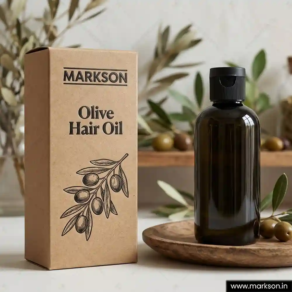 Buy Eco Friendly Hair Oil Boxes with Emboss Supplier Near Me Markson India