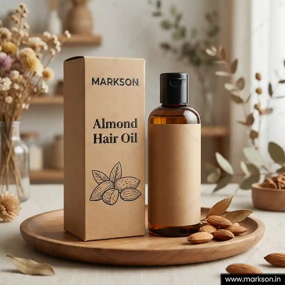 Buy Eco Friendly Hair Oil Boxes with Foil Stemping Emboss Supplier Near Me Markson India