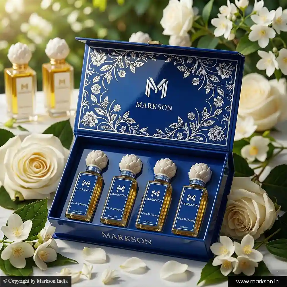 New 3ML 4 Attar Kit Boxes Gloss Supplier Near Me Markson India