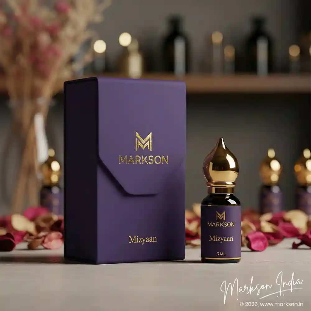 New 3ML Magnetic Attar Boxes Matte Foiling Manufacturers Near Me Markson India