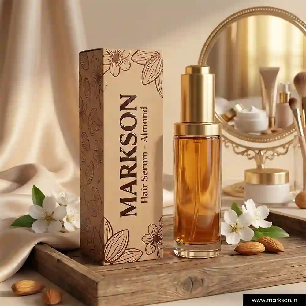 New Premium Hair Serum Boxes with Spot UV Manufacturers Near Me Markson India