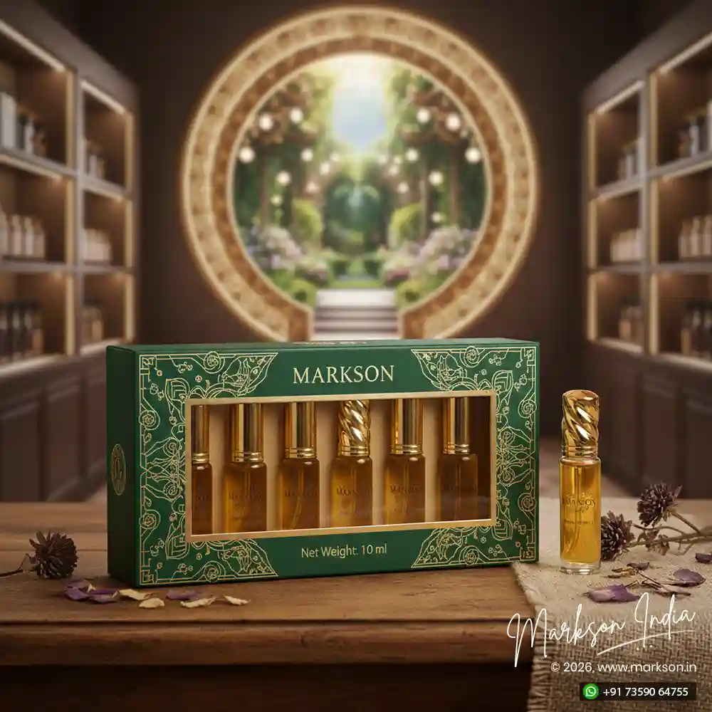 Top 10ML Window Cardboard Combo Attar Boxes Printing Near Me Markson India