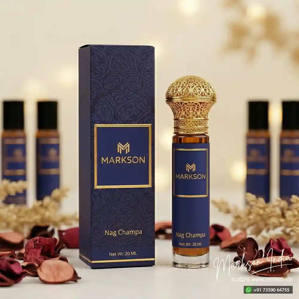 Top 20ML Premium Attar Boxes Matte Foiling Embossed Export Near Me Markson India