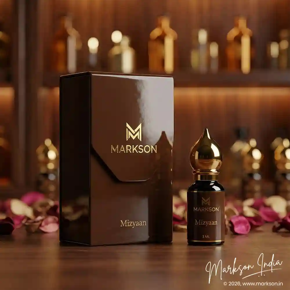 Top 3ML Magnetic Attar Boxes Gloss Foiling Export Near Me Markson India