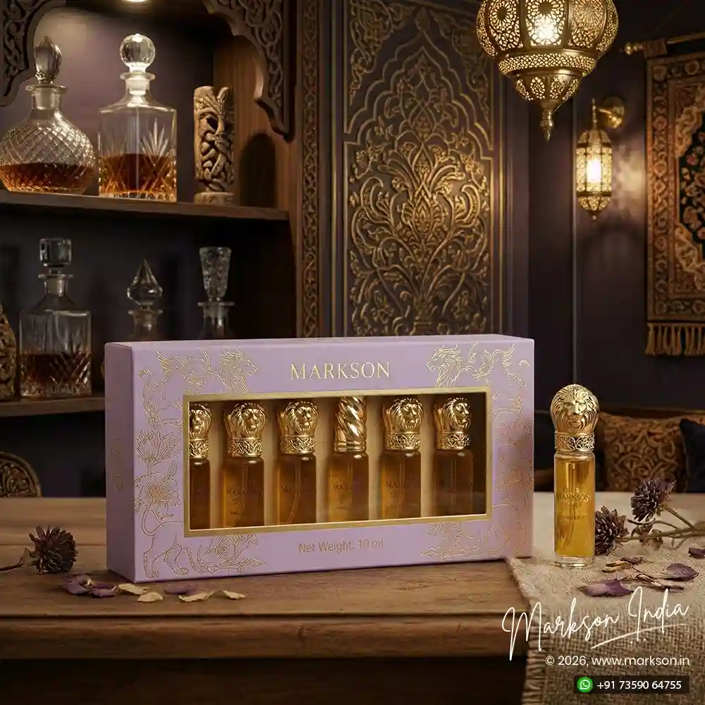 Unique 10ML Window Cardboard Combo Attar Boxes Latest price Markson India