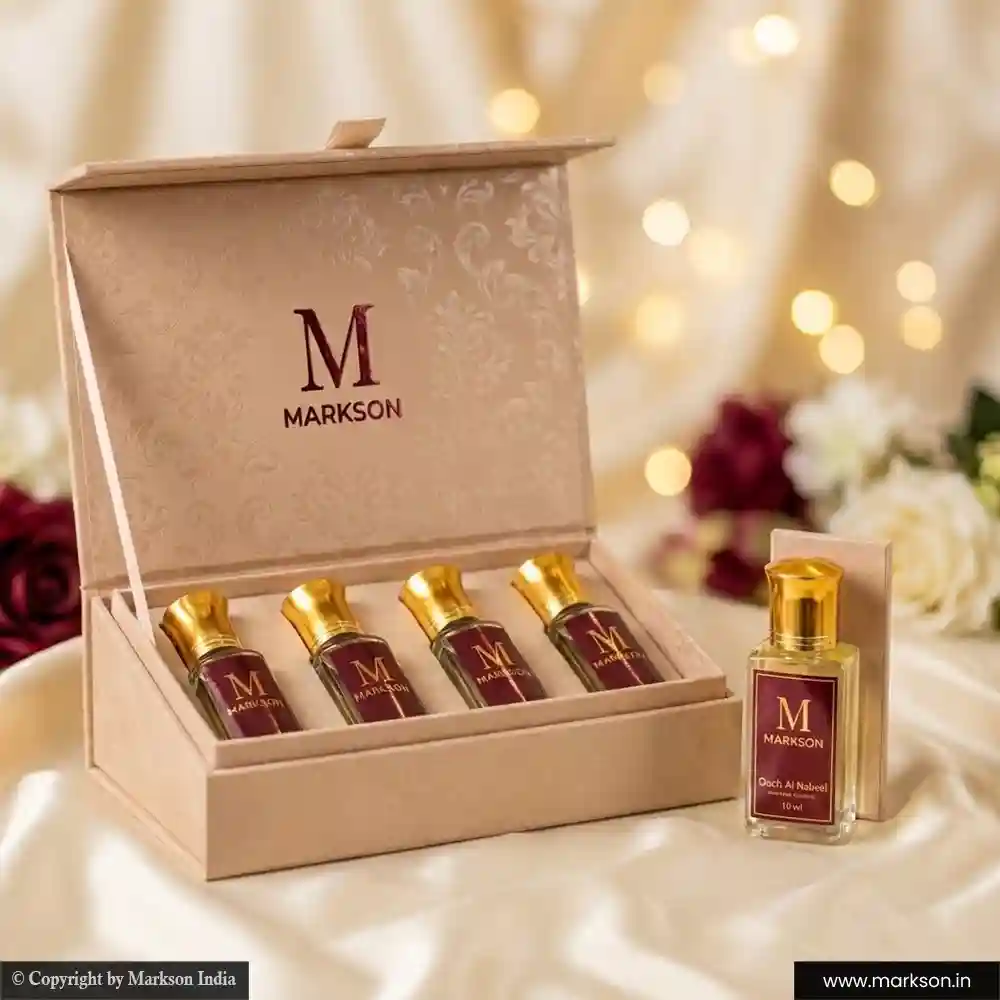 Unique 3ML 4 Attar Kit Boxes Matte Uv Printing Near Me Markson India