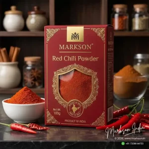 Best 100g Window Spices Packaging Boxes Matte Foiling Embossed Printing Near Me Markson India