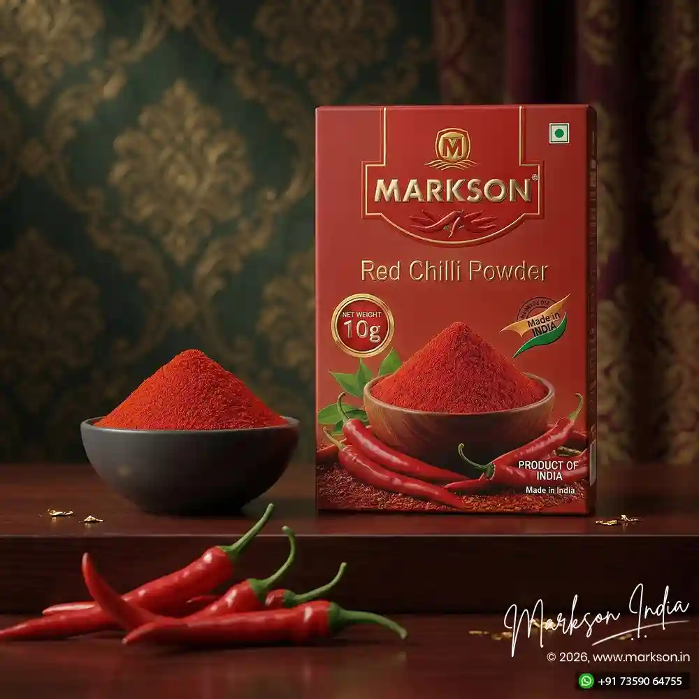 Best 10g Standard Spices Boxes Matte Foiling Embossed Printing Near Me Markson India