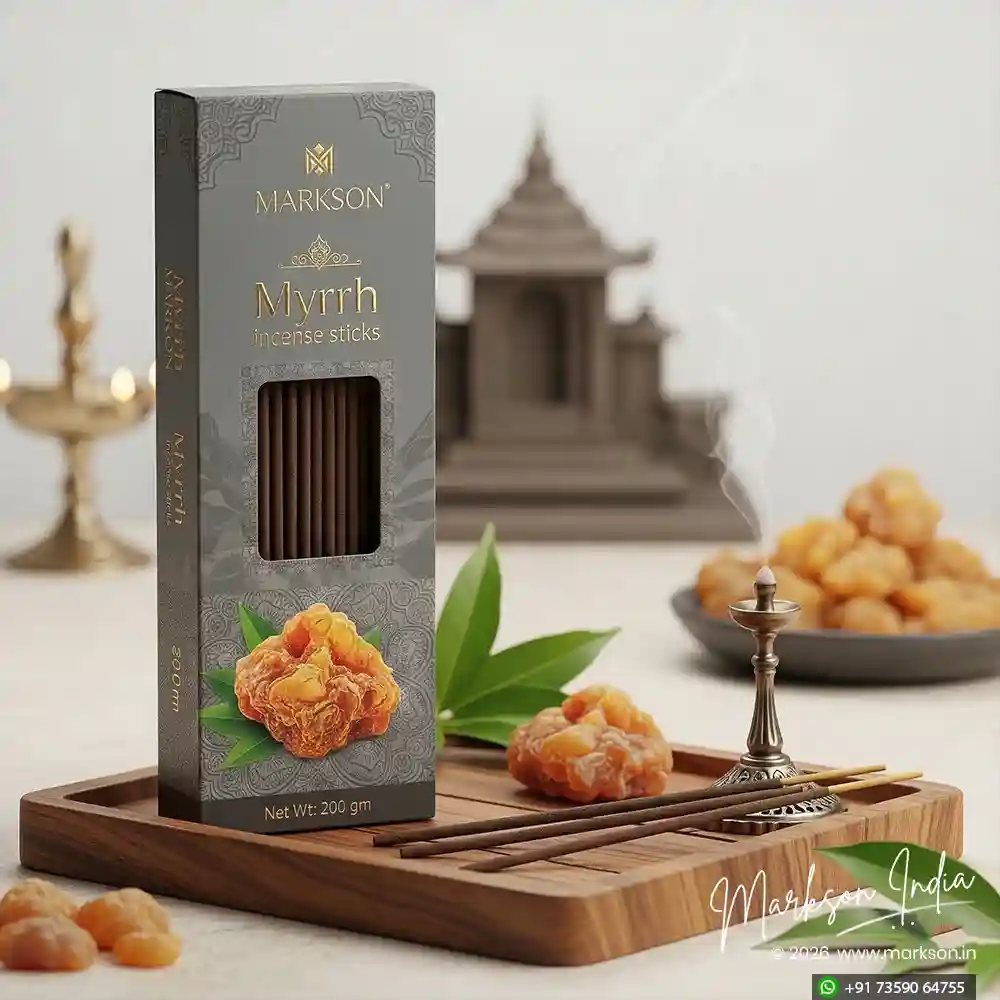 Best 200g Premium Window Incense Stick Boxes Matte Foiling Embossed Printing Near Me Markson India