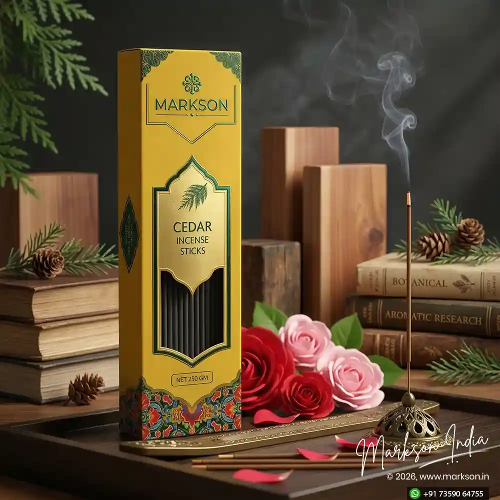 Best 250g Premium Window Incense Stick Boxes Matte Foiling Embossed Printing Near Me Markson India