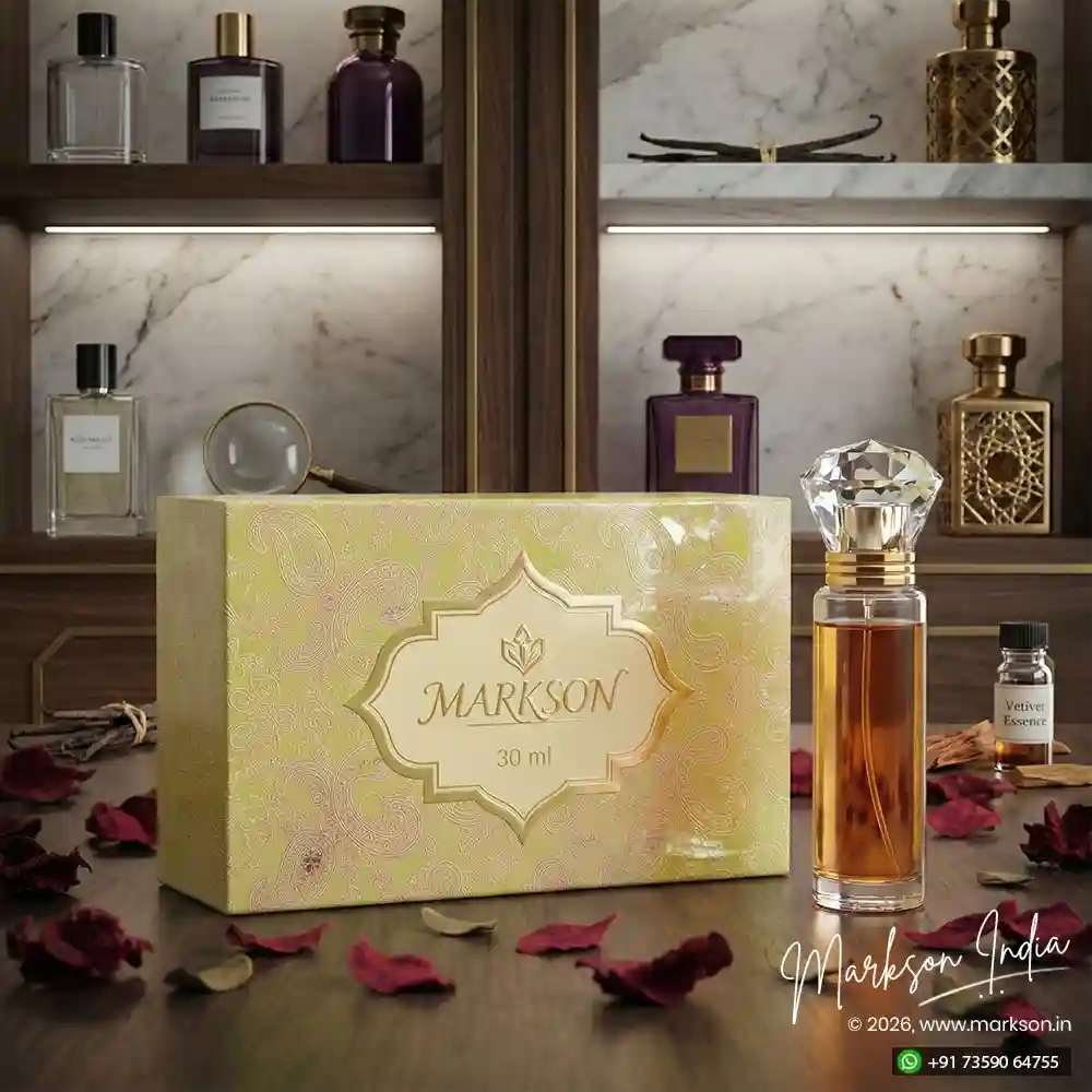 Best 30ML Cardboard Combo Attar Boxes Drip UV Embossed Printing Near Me Markson India