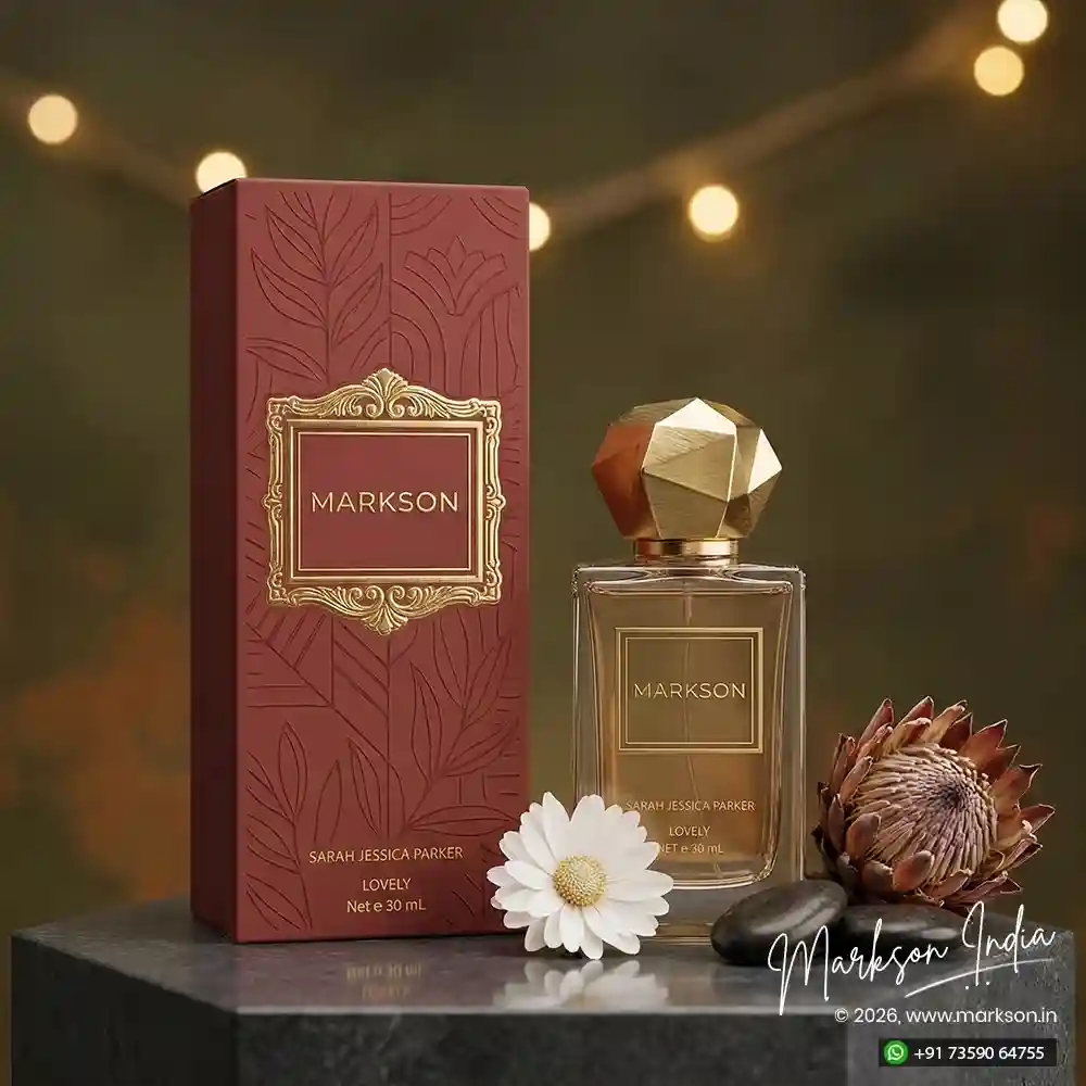 Best 30ML Luxury Perfume Boxes Matte Foiling Embossed Printing Near Me Markson India