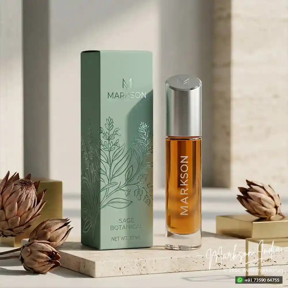 Best 30ML Premium Attar Boxes Matte UV Embossed Printing Near Me Markson India
