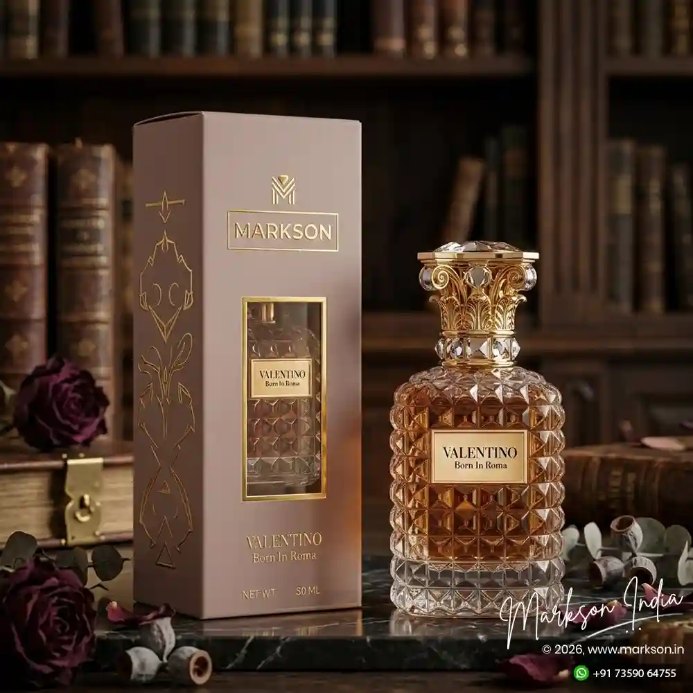 Best 50ML Premium Window Perfume Boxes Matte Foiling Embossed Printing Near Me Markson India