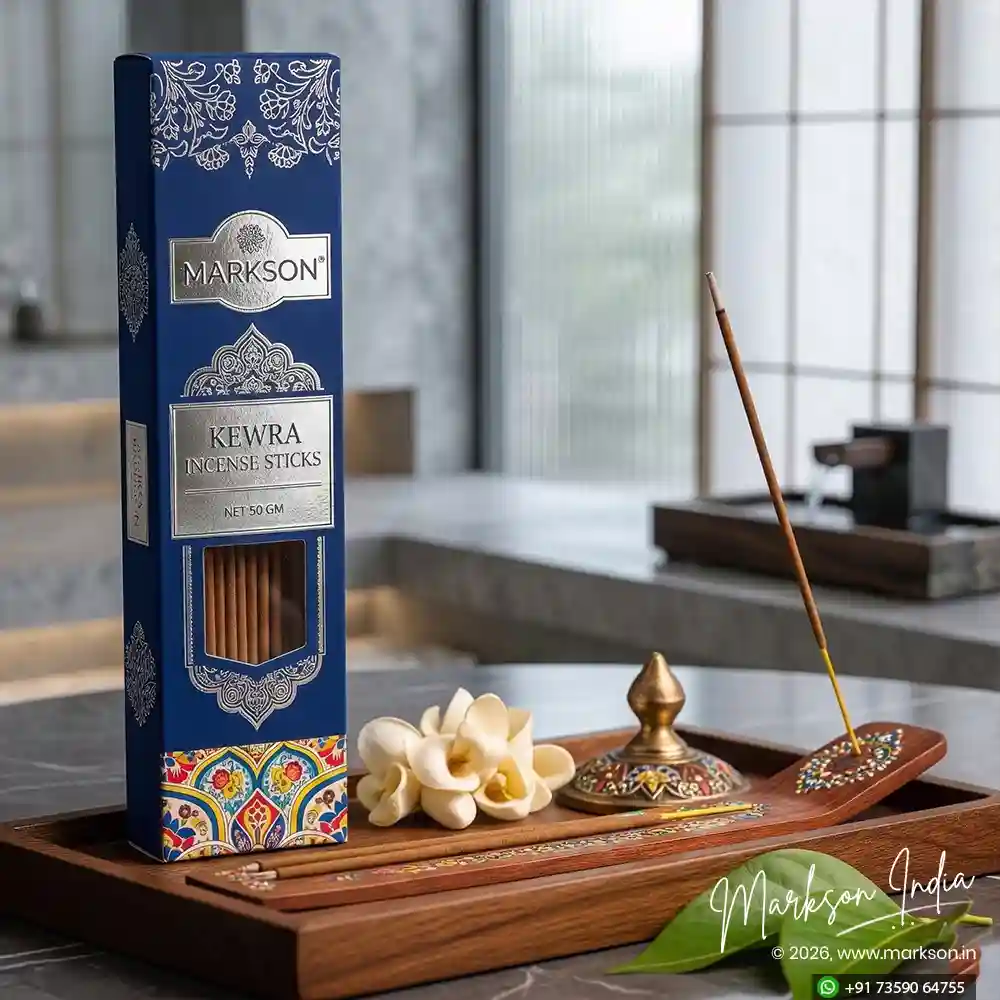 Best 50g Premium Window Incense Stick Boxes Matte Foiling Embossed Printing Near Me Markson India