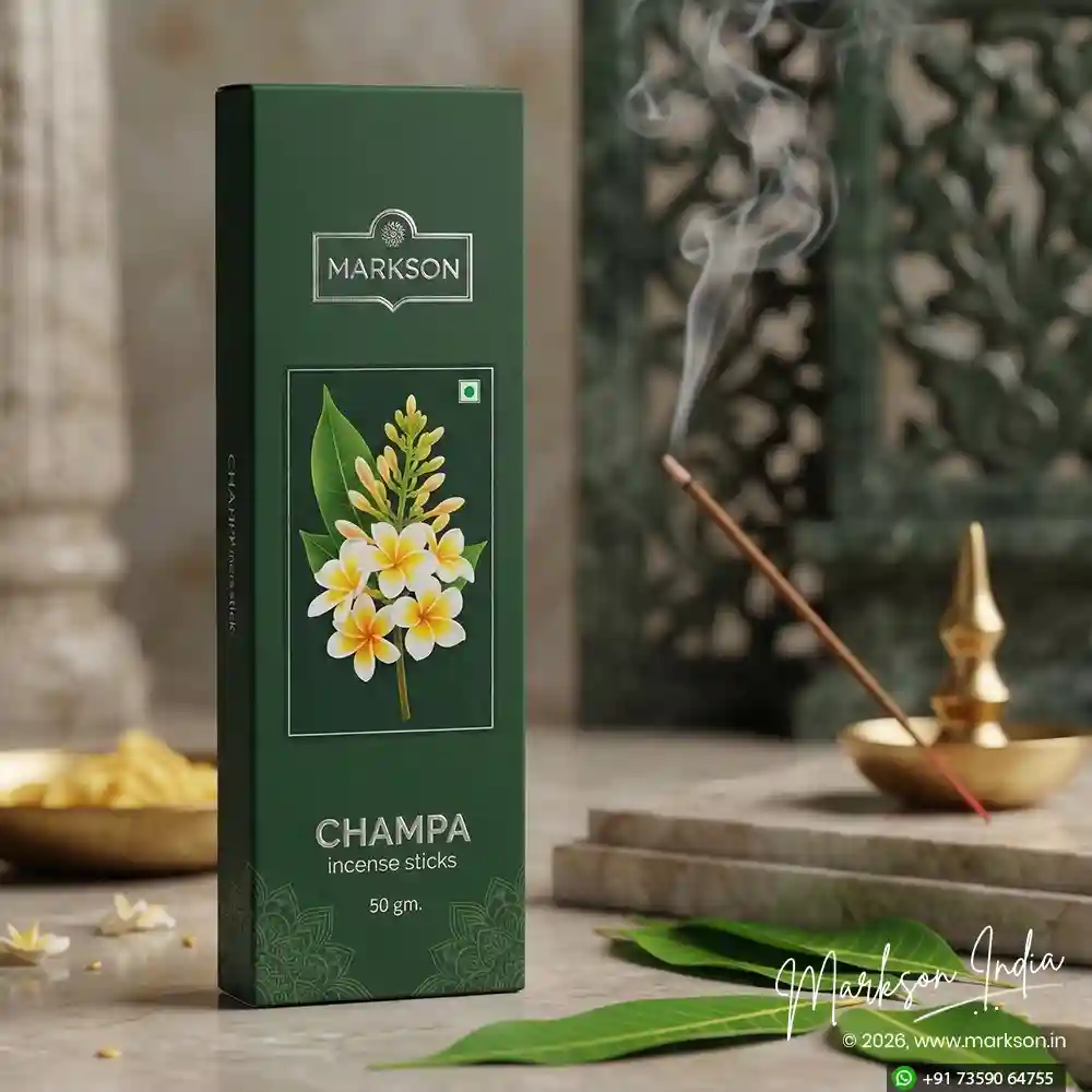 Best 50g Standard Incense Stick Boxes Matte Foiling Embossed Printing Near Me Markson India