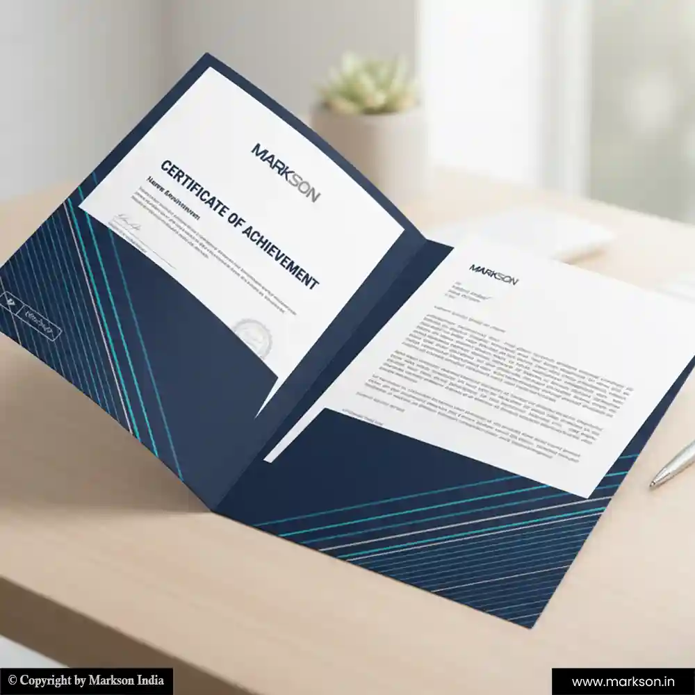 Best Certificate File Folders with Double Pocket Manufacturers Near Me Markson India