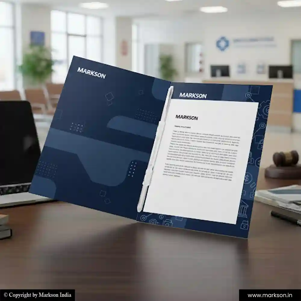 Best Custom File Folders With Clip Manufacturers Near Me Markson India
