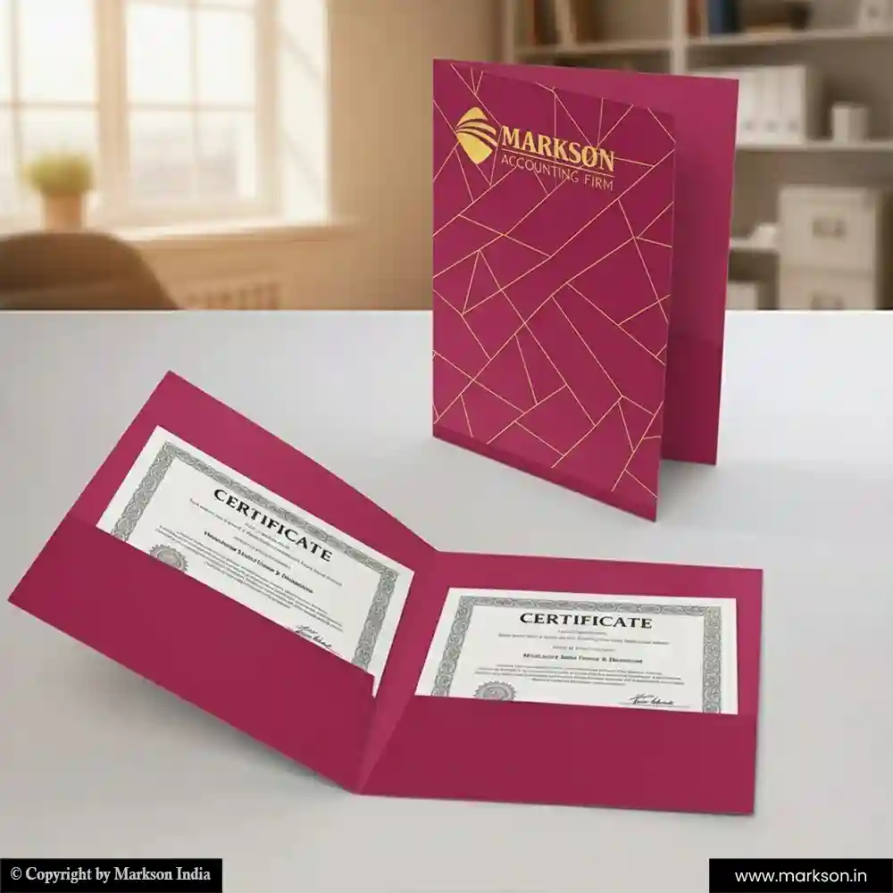 Best Premium File Folders with Double Pocket Manufacturers Near Me Markson India