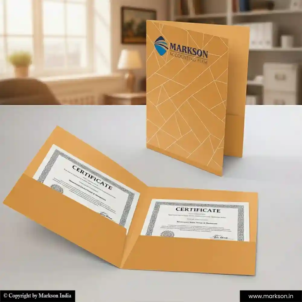 Best Presentation File Folder with Double Pocket Manufacturers Near Me Markson India
