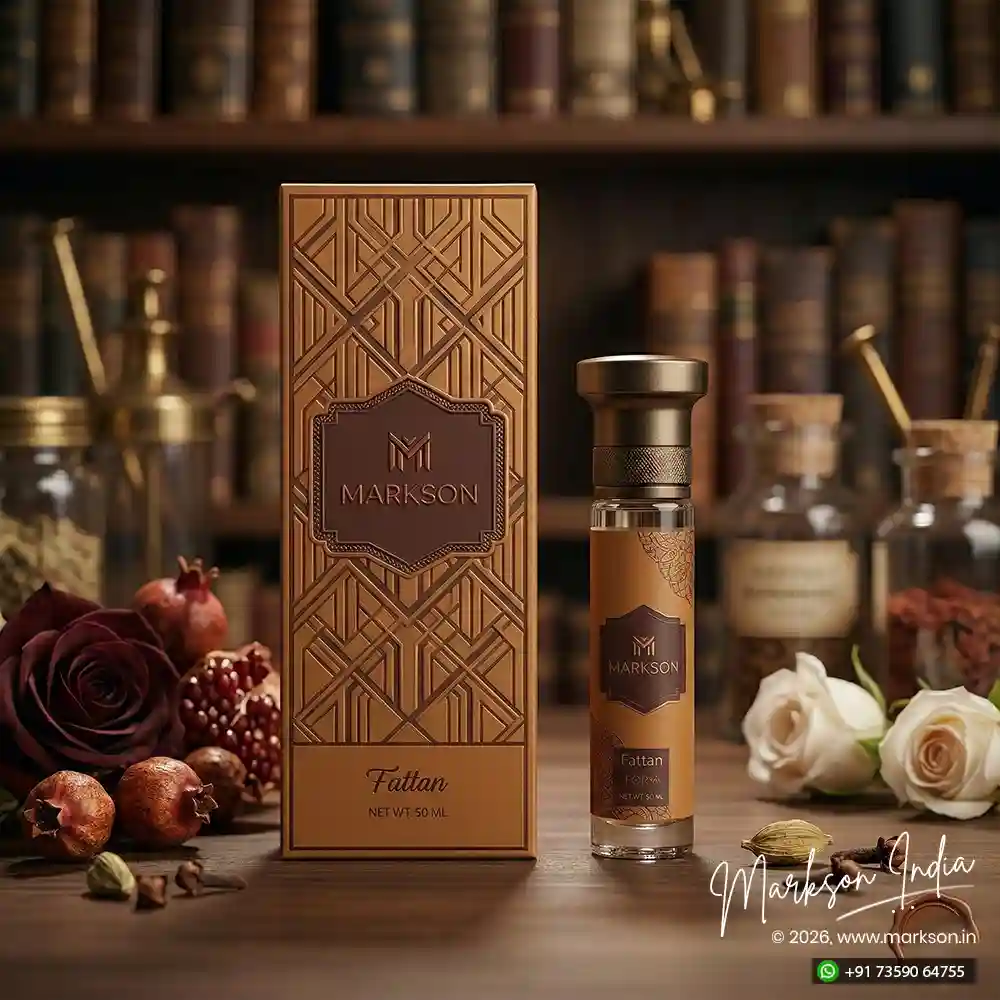 Buy 50ML Fancy Attar Boxes Matte Emboss Supplier Near Me Markson India