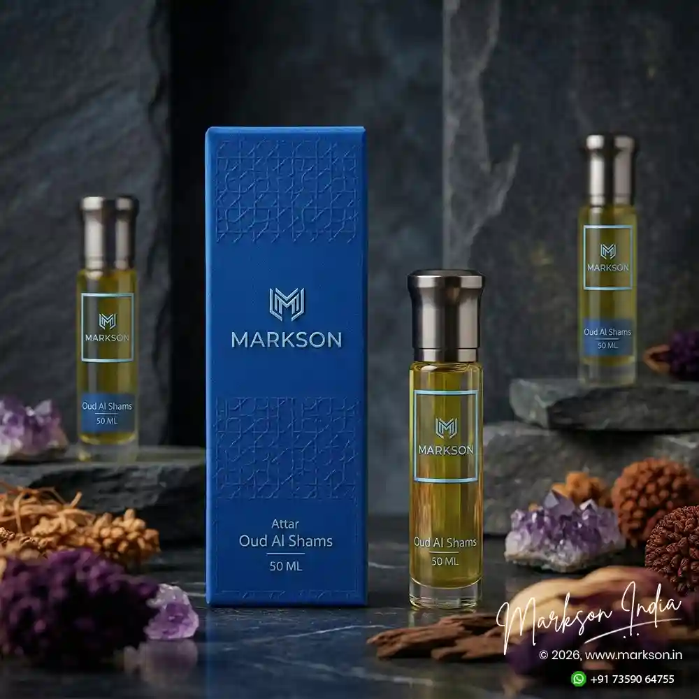 Buy 50ML Premium Attar Boxes Matte Emboss Supplier Near Me Markson India