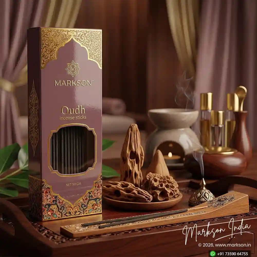 Buy 50g Premium Window Incense Stick Boxes Gloss Foiling Embossed Supplier Near Me Markson India
