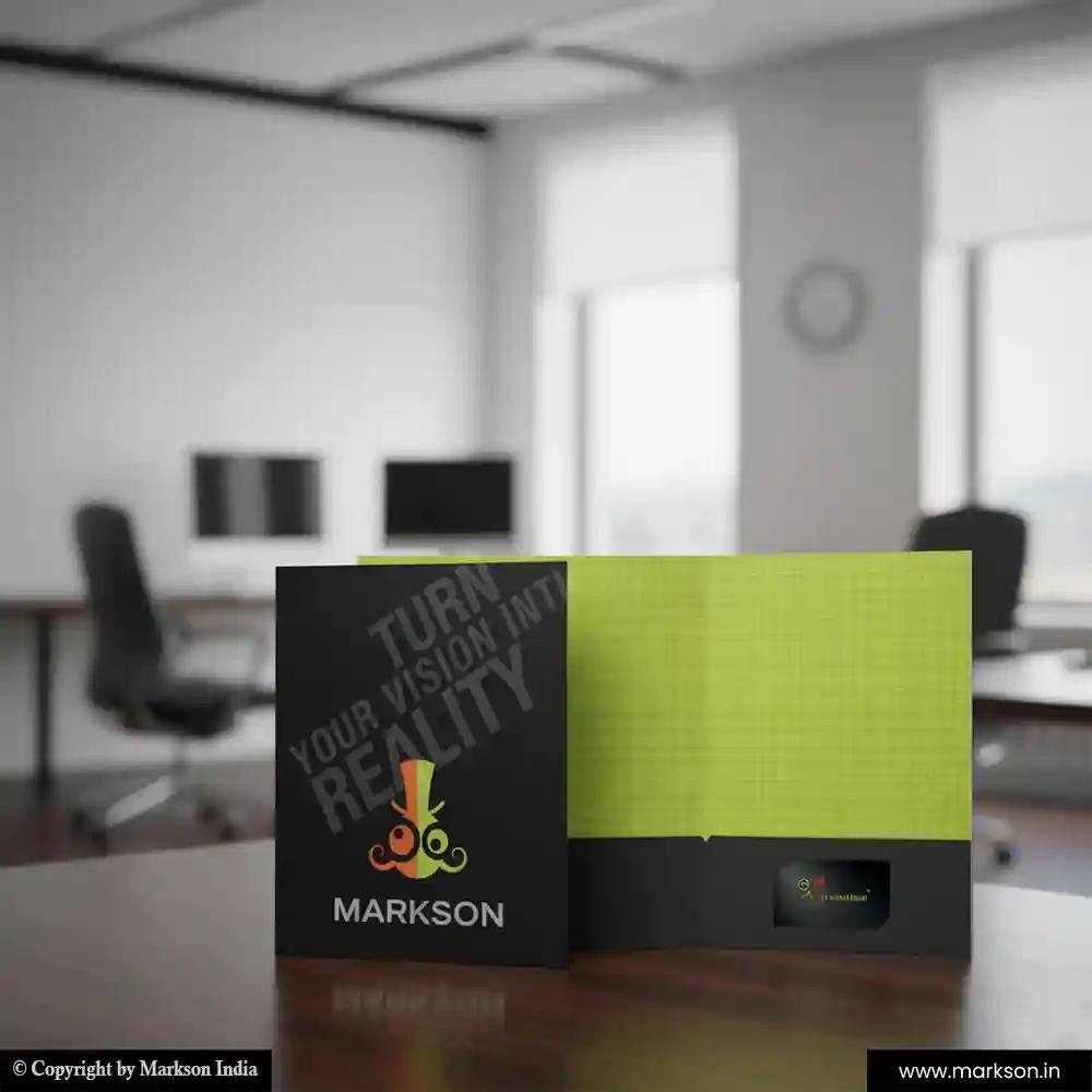 Buy Custom File Folders With Double Pocket Best Price Markson India