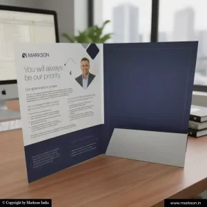 Buy Custom File Folders With Single Pocket Best Price Markson India