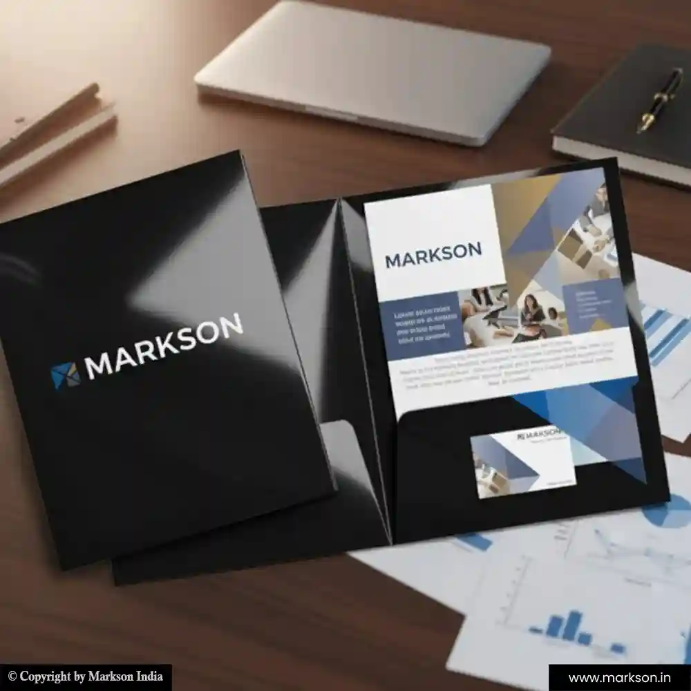 Buy Laminated File Folders with Double Pocket Best Price Markson India