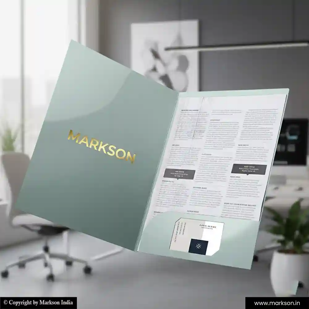 Buy Laminated File Folders with Single Pocket Best Price Markson India