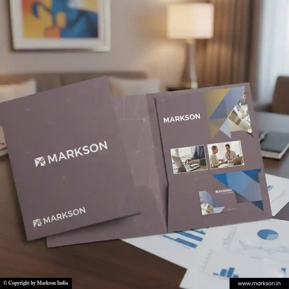 Buy Paper File Folders With Double Pocket Best Price Markson India