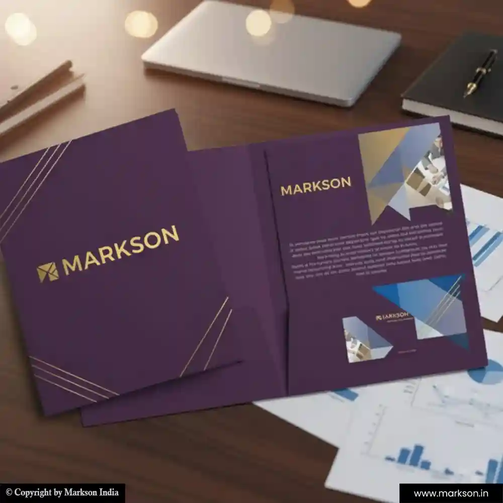 Buy Premium File Folders with Double Pocket Best Price Markson India