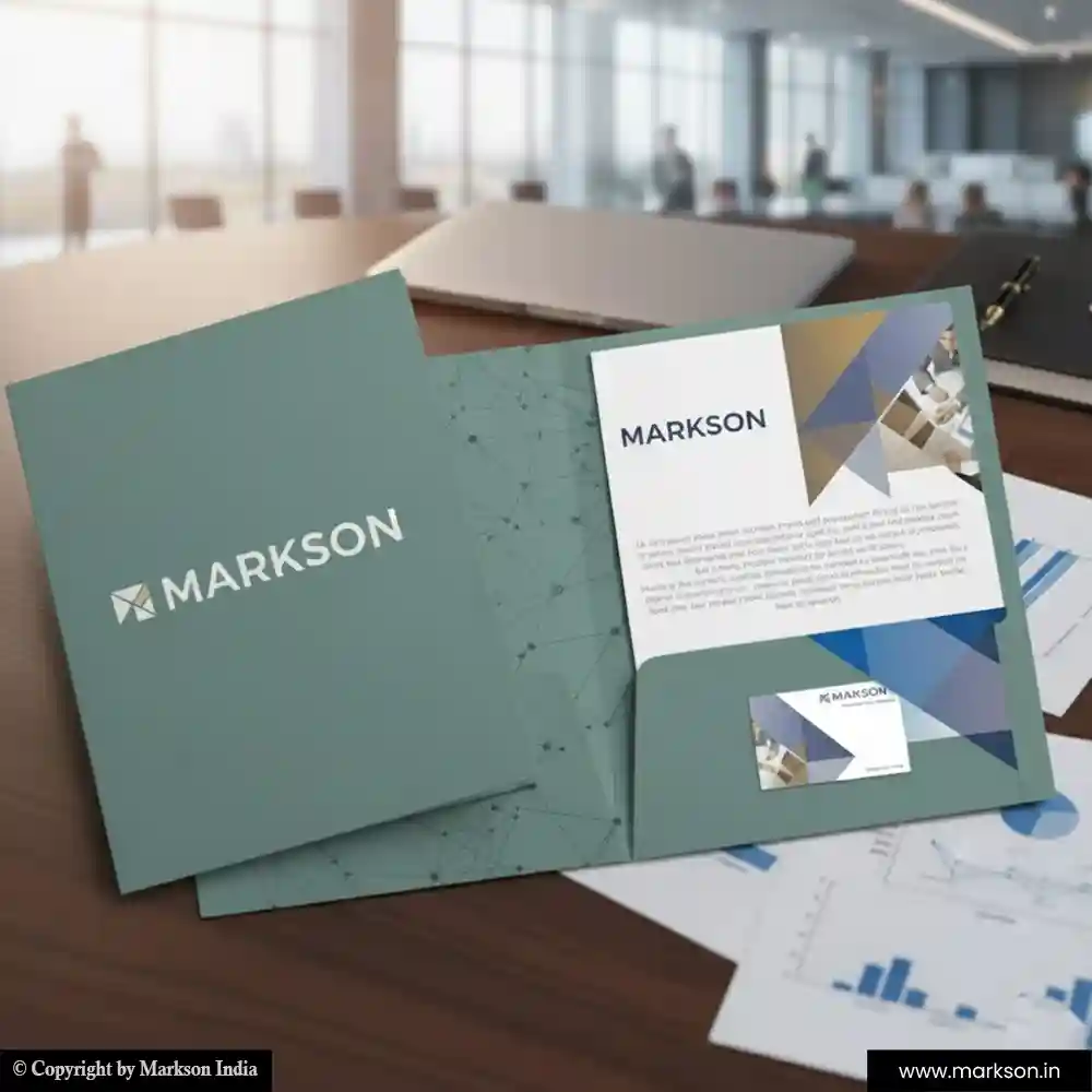 Buy Presentation File Folder with Double Pocket Best Price Markson India
