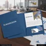 Free Corporate File Folders With Double Pocket Latest Designs Markson India