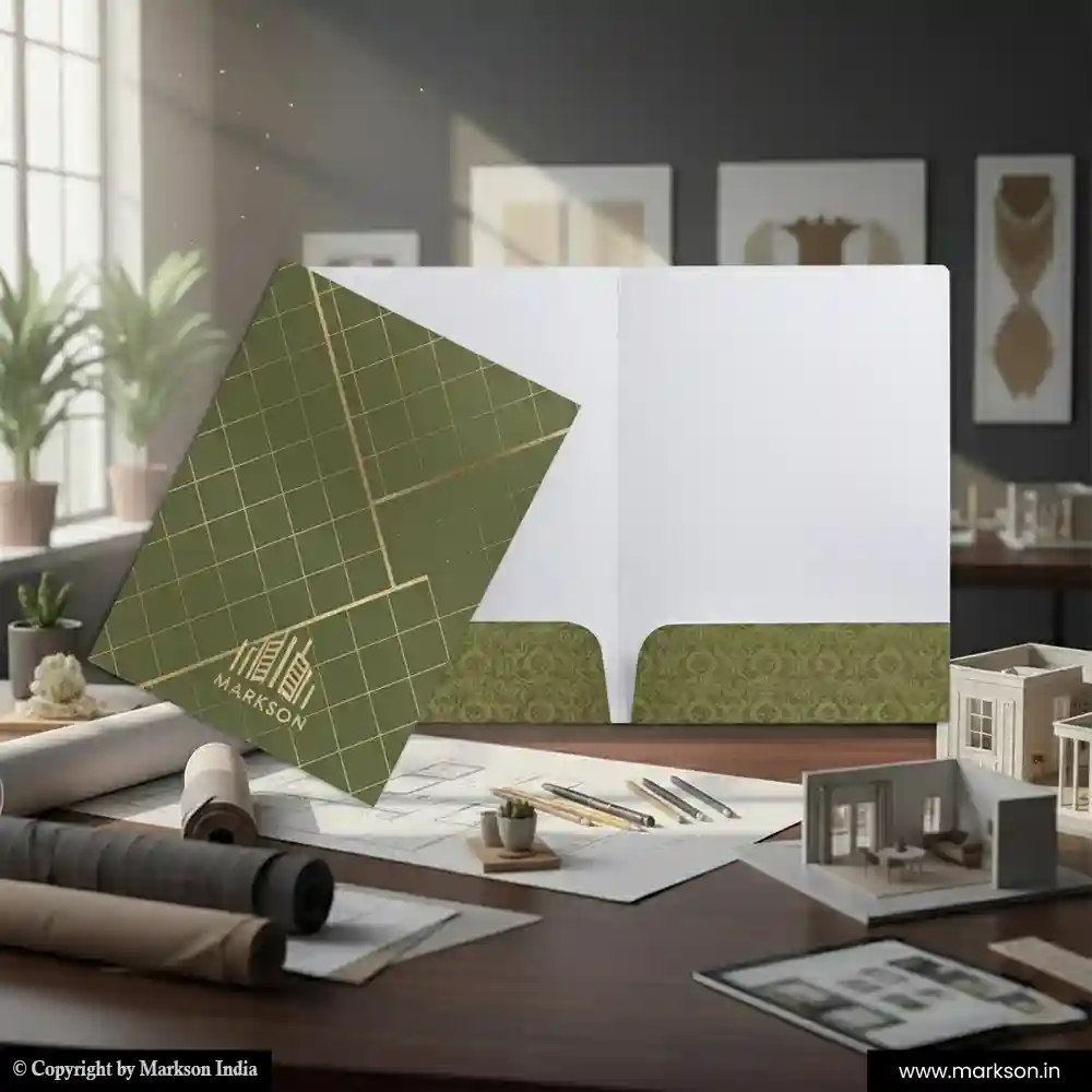 Free Office File Folders with Double Pocket Latest Designs Markson India