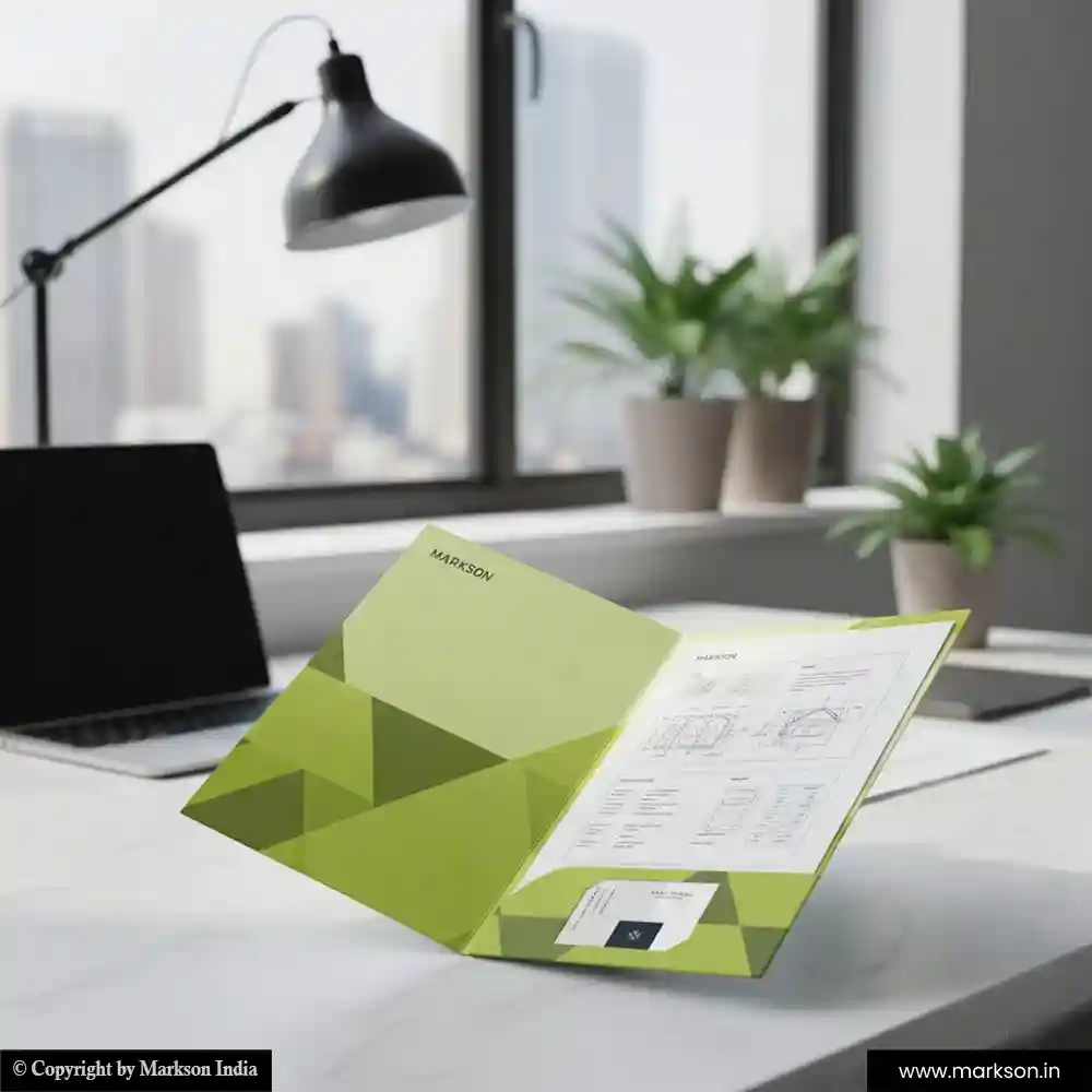 Free Office File Folders with Single Pocket Latest Designs Markson India