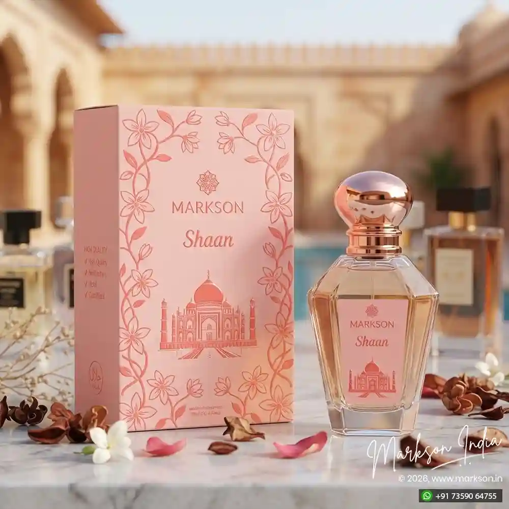 New 100ML Premium Perfume Boxes Matte UV Embossed Manufacturers Near Me Markson India