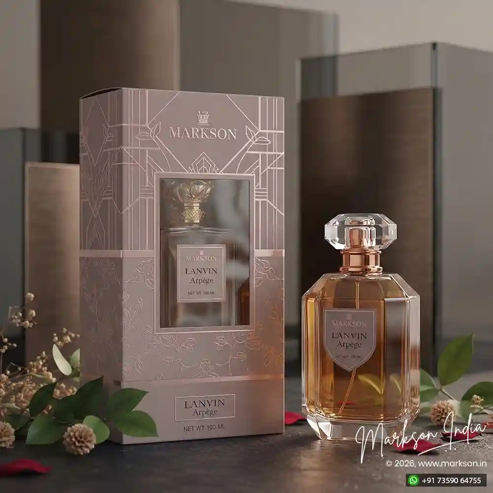 New 100ML Premium Window Perfume Boxes Matte UV Embossed Manufacturers Near Me Markson India