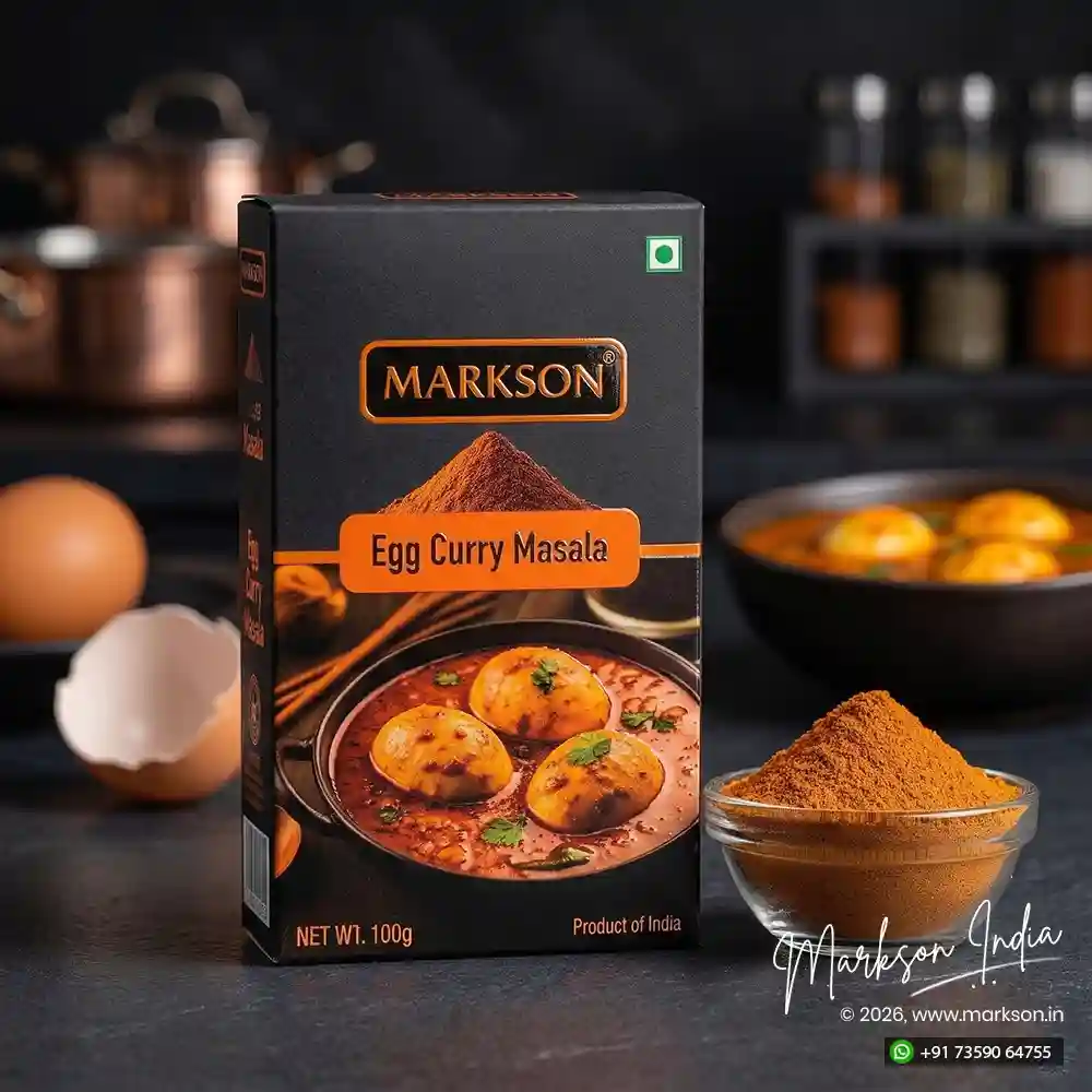 New 100g Premium Spices Boxes Matte UV Embossed Manufacturers Near Me Markson India