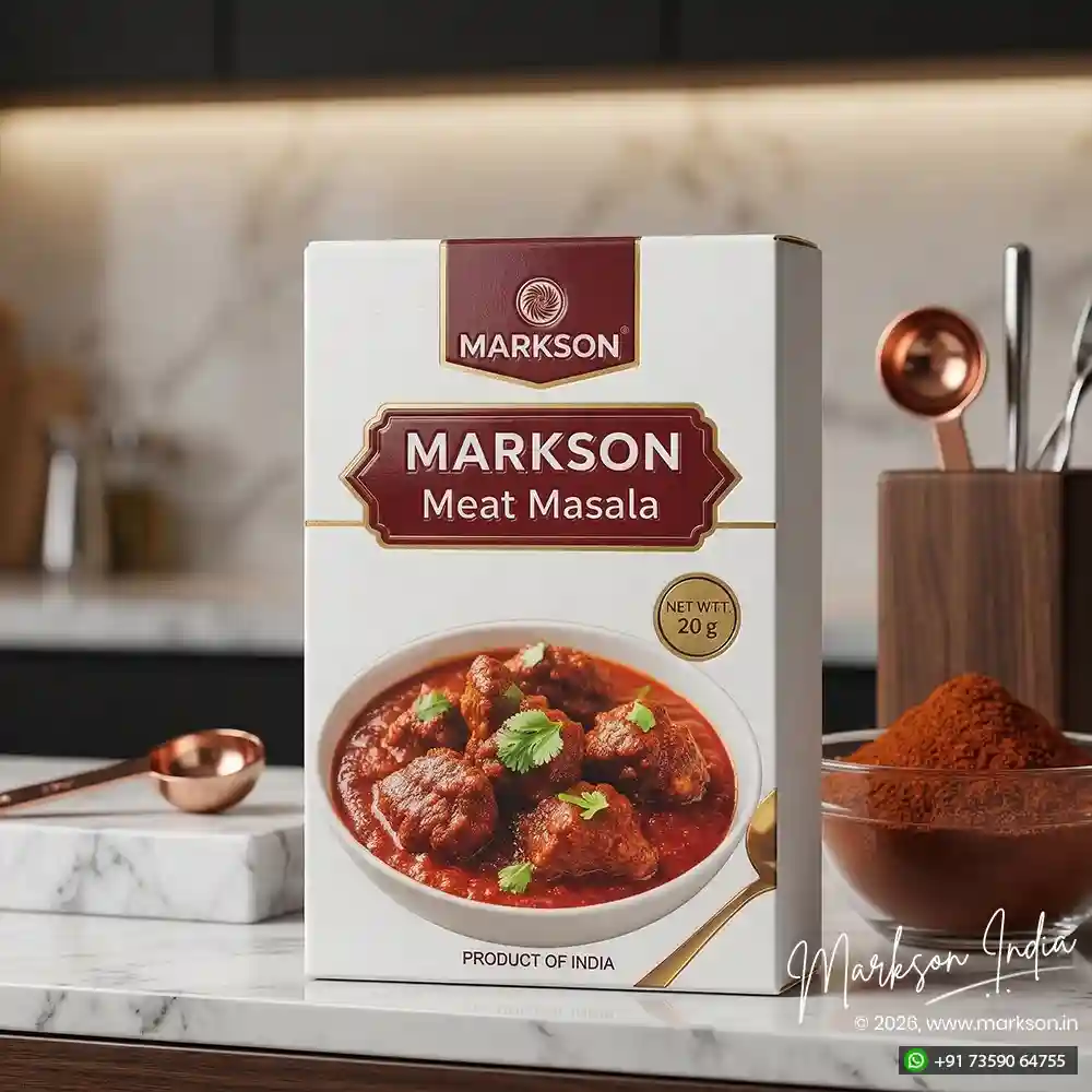 New 20g Standard Spices Boxes Matte UV Embossed Manufacturers Near Me Markson India