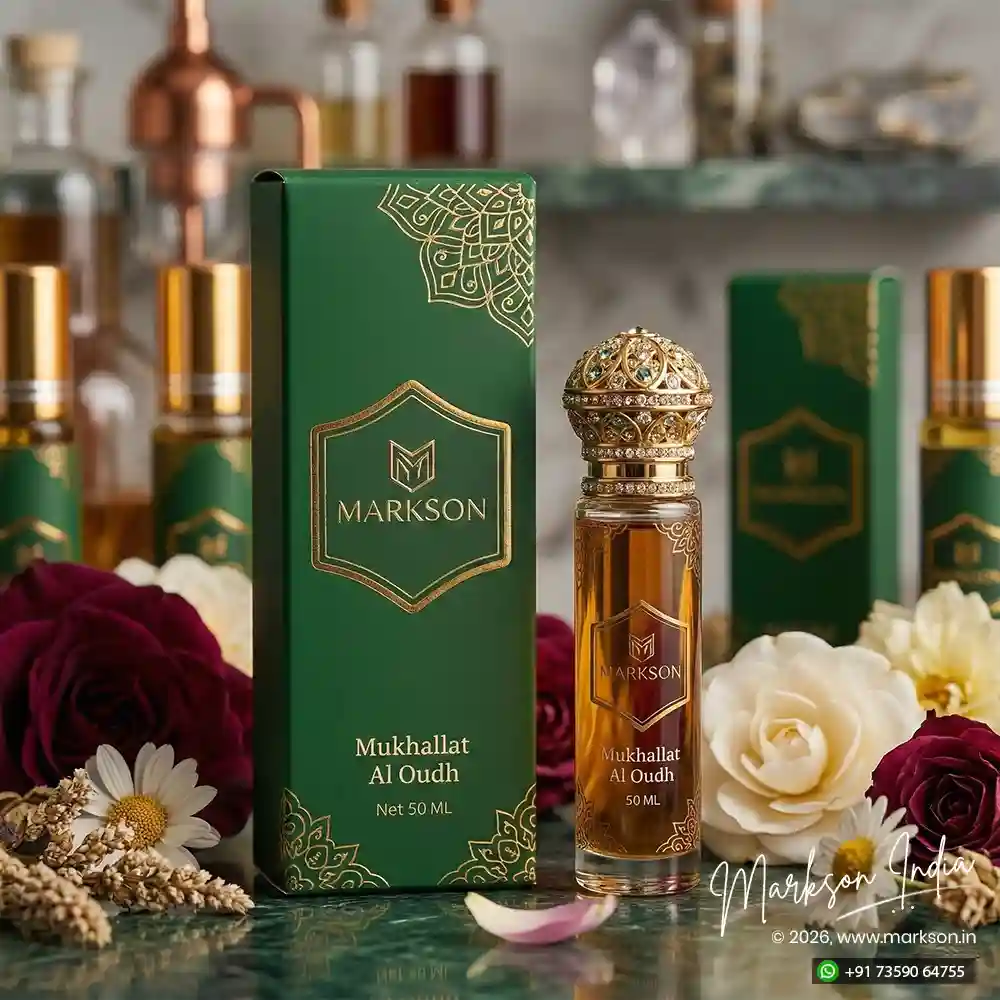 New 50ML Fancy Attar Boxes Matte Foiling Manufacturers Near Me Markson India