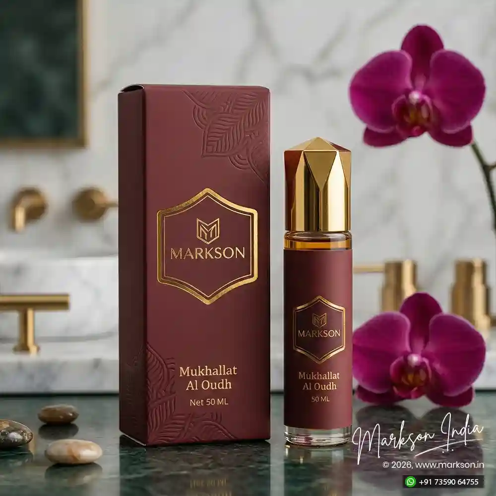 New 50ML Premium Attar Boxes Matte Foiling Manufacturers Near Me Markson India