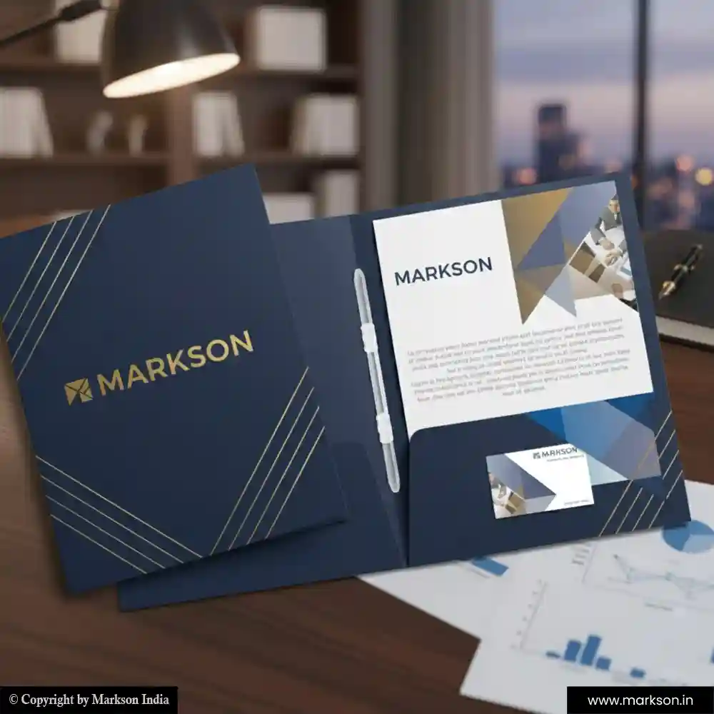 New Personlized File Folders with Clip Templeat Free Designs Markson India