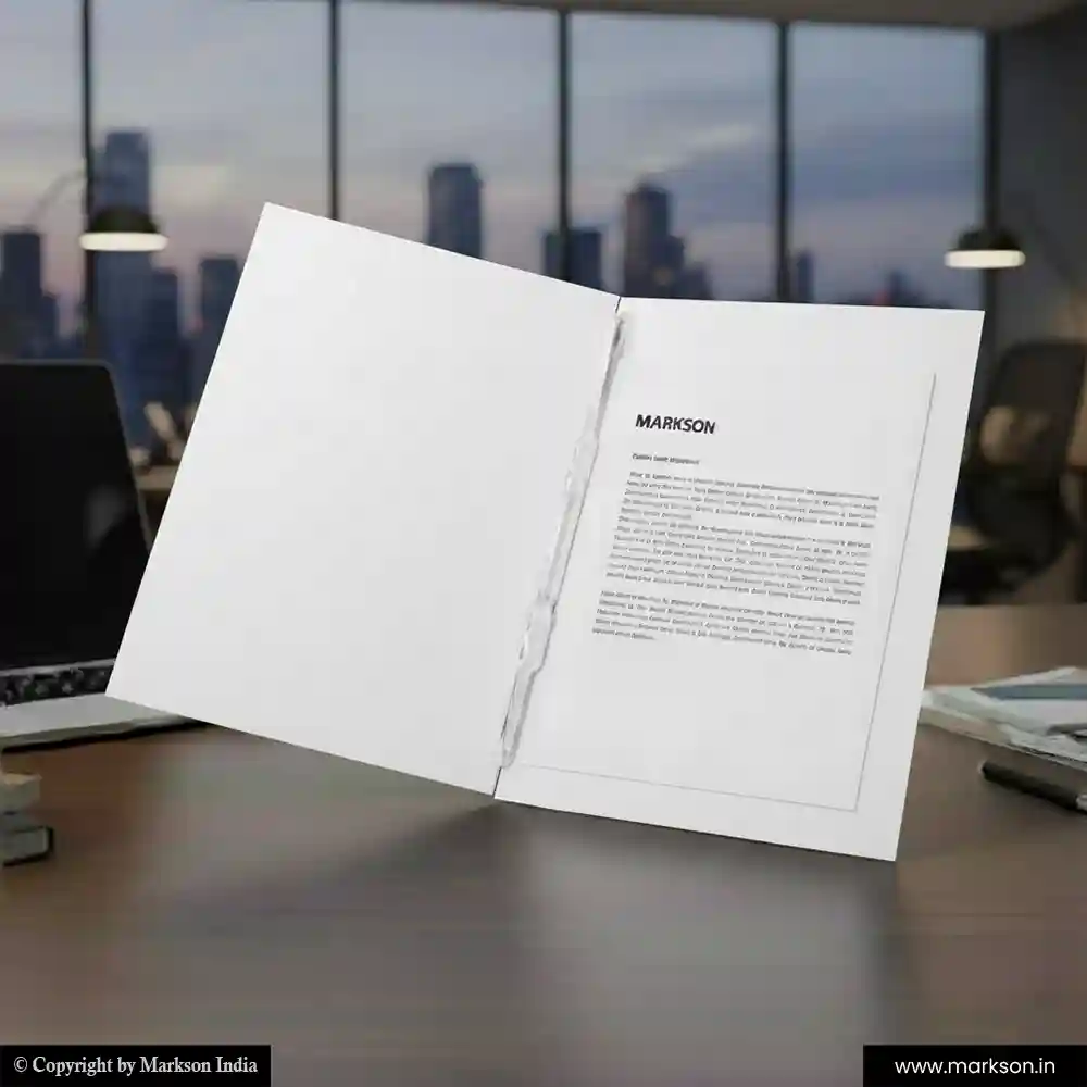 Plain Corporate File Folders with Clip Wholesalers Near Me Markson India