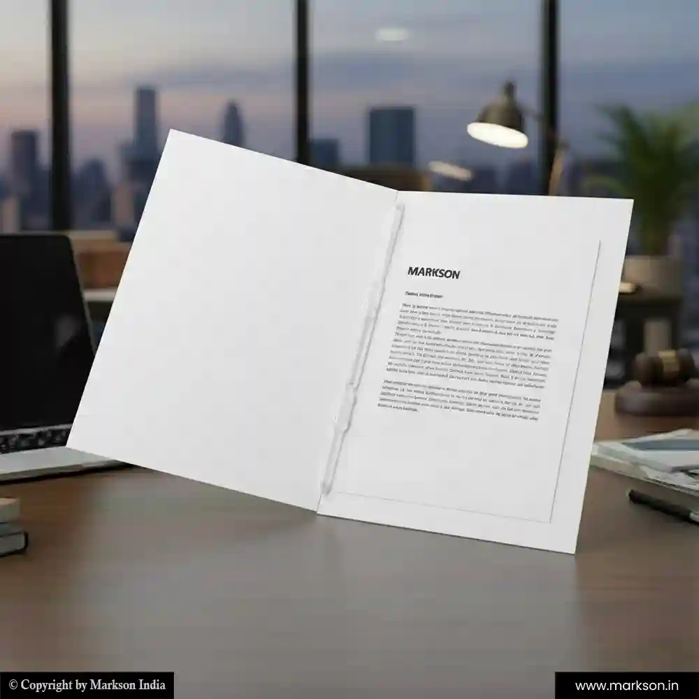 Plain Office File Folders With Clip Wholesalers Near Me Markson India